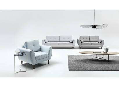 Sofas moderne Luxus Garnitur 3+2+1 Sitz Textil komplette Garnituren Neu Möbel