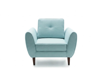 Design Chesterfield Stoff Couch Sessel 1 Sitzer Polster Sofas Lounge Club 