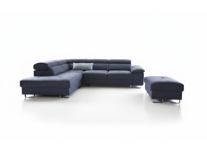 Textil Sofa Ecksofa Sofa Couch Polster Wohnlandschaft Textil Sofas Couchen LForm