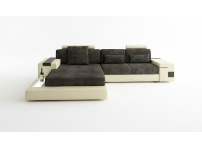 Schlaf Ecksofa Wohnlandschaft Ecksofa Polster Eck Sitz Couch Modern L Form Big