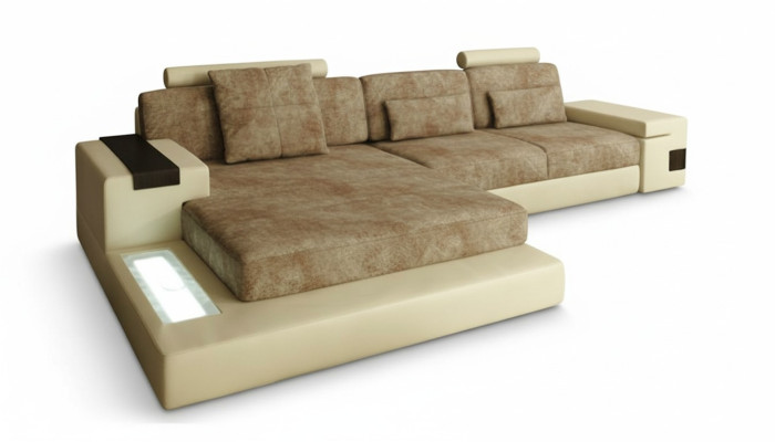 Sofa Couch Ecksofa Eck Ecke Landschaft Polster Design Wohn L Form