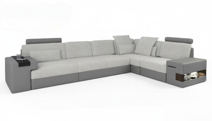 Designer Ecksofa Wohnzimmer Wohnzimmer Luxus L-form Sofas neue Stoffsofas