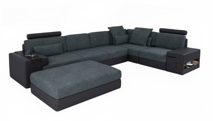L-Form Sitzgarnituren Sitzkissen NEU Holz Ecksofa Polstermöbel Wohn Landschaft
