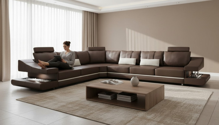 Ecksofa Sofa Couch Polster EckSoga Wohnlandschaft Textil Eck L Form