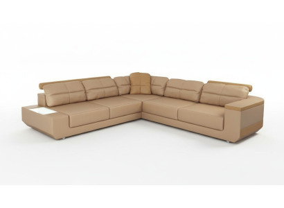 Ecksofa Sofas Luxus Leder L Form Stoff Modern Ecken Couch Sofa Wohnlandschaft