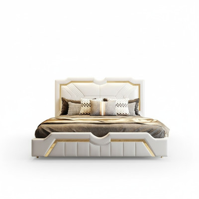 Design Bett Polster Luxus Doppel Hotel Betten Ehe 180x200cm Schlaf