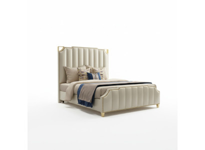 Design Bett Betten 180x200cm Dubai Doppel Hotel Holz Schlafzimmer Luxus