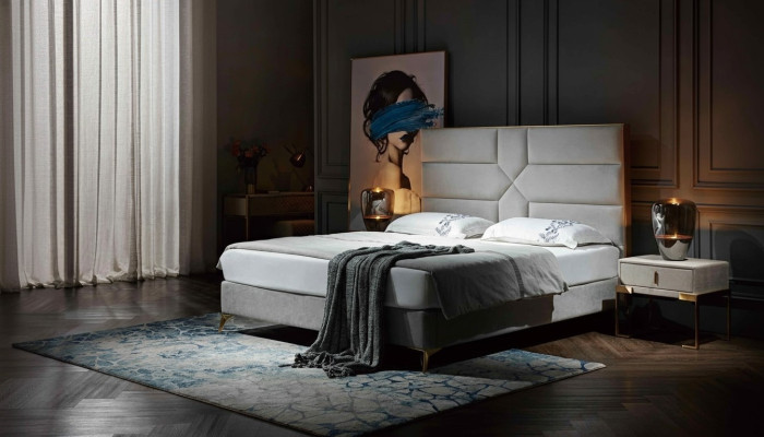 Luxus Design Bett Polster Doppel Hotel Betten Ehe 180x200cm Schlaf Zimmer