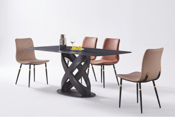 Luxus Moderner Stein Esstisch Möbel Tisch Tische Esszimmer Design Küche Neu