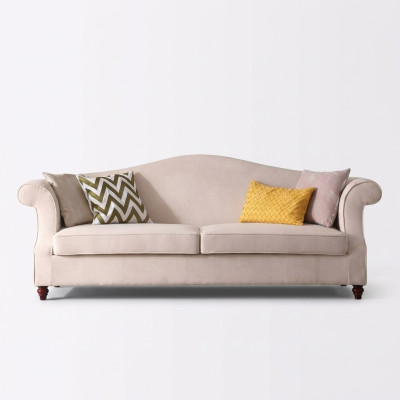 Couch 3 Sitzer Lounge Stoff Sofa Wohnlandschaft Relax Sitz Design Sofas Textil