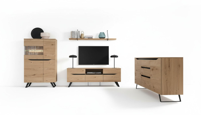 Wohnzimmer Möbel Unterschrank Anrichte Kommode Side Low Board Hotel Schrank Neu