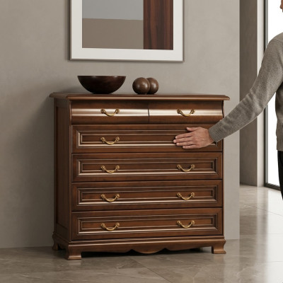 Klassische Kommode Schrank Design Möbel Kommodenschrank Kommoden Holz Hotel Neu