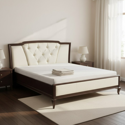 Doppelbett Bett Betten Design Hotel Luxus Polster Ehe Holz 180 x 200cm Möbel Neu