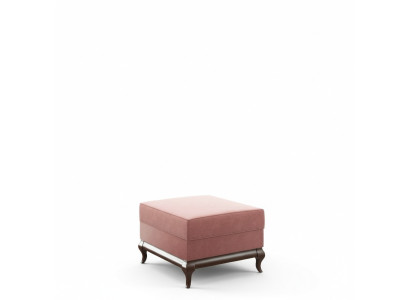 Hocker Quadratische Ottomane Fußhocker 60 x 45 cm Designer Hocker Rosa