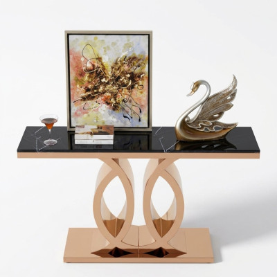 Designer Holz Konsolentisch Tisch Konsole Konsolentische Luxus Konsole
