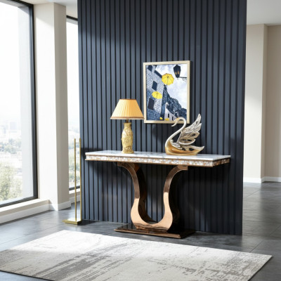 Designer Edelstahl Konsolentisch Tisch Konsole Konsolentische