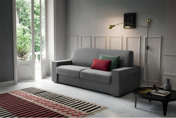 Wohnzimmer Textilsofa Grau Zweisitzer Designer Sofas Polster Sofas 2 Sitzer Neu