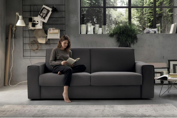 Sofa Zweisitzer Stoff Couch Polster 2 Sitzer Wohnzimmer Textilsofa Design Sofa