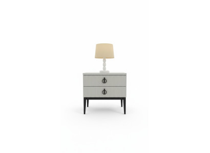 Schlafzimmer Beistelltisch Luxus 2x Nachttische Elegante Nachttische 2x