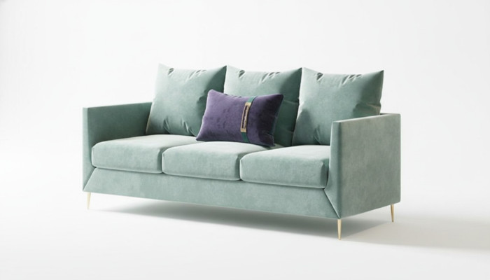 3 Sitzer Stoff Sofa Wohnlandschaft Relax Sitz Design Couch Lounge Sofas Samt