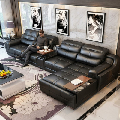 Sofa Couch Ecksofa L-form Polster Modern Relax Sitz Luxus Möbel Wohnlandschaft