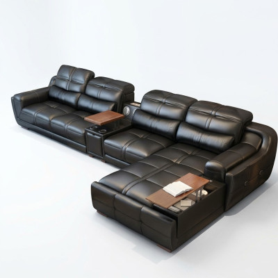 Sofa Couch Ecksofa L-form Polster Modern Relax Sitz Luxus Möbel Wohnlandschaft