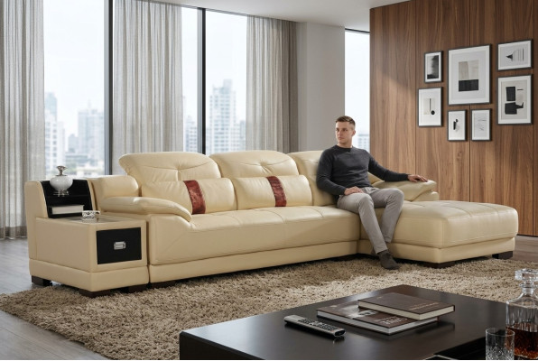 Luxus Eckgarnitur Ecksofa L-form Polster Modern Relax Sitz Möbel Wohnlandschaft