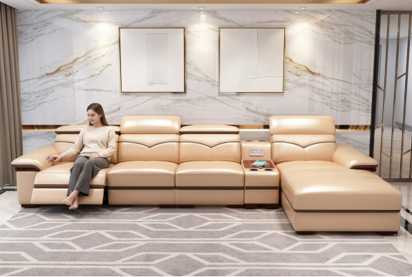 Ecksofa L-form Polster Modern Relax Sitz Möbel Wohnlandschaft Luxus Eckgarnitur