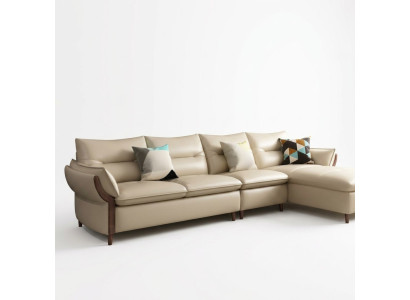 Möbel Wohnlandschaft Luxus Sofa Eck Garnitur Ecksofa L-form Polster Modern Relax
