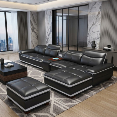 Ecksofas Sitz Möbel Wohnlandschaft Luxus Ecksofa L-form Polster Modern Relax