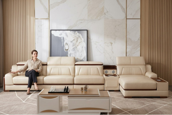 Ecksofa L-form Polster Couch Relax Sitz Möbel Wohnlandschaft Luxus Eckgarnitur
