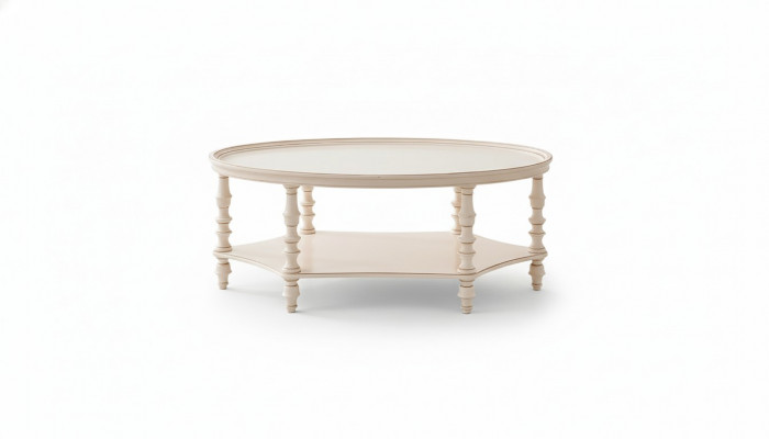 Ovaler Couchtisch Wohnzimmer Design Luxus Beistelltisch Holz Tisch
