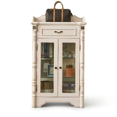 Schrank Kommode Vitrine Kolonial Stil Möbel Sideboard Anrichte Schränke Holz Neu