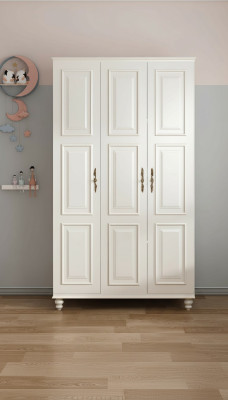 Kleiderschrank Landhaus Stil Möbel Klassischer Schrank Holz Schlafzimmer Weiß