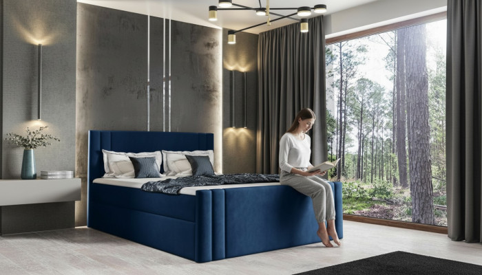 Bett Schlafzimmer Betten Polster Design Doppel Luxus 180x200 Boxspring Neu
