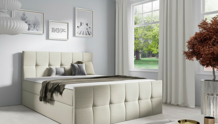 Bett Bettkasten Boxspringbett Schlafzimmer Polster Design Doppel Modern