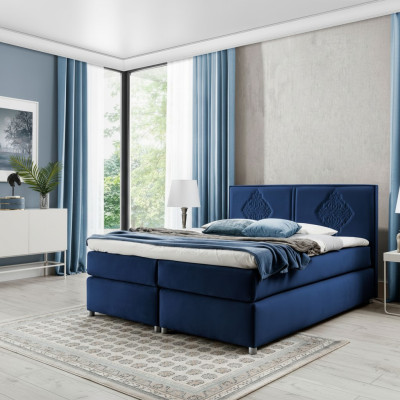 Boxspring Bett Schlafzimmer Betten Polster Design Doppel Hotel Luxus 200x200 Neu