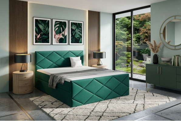 Bett Bettkasten Boxspringbett 180x200 Schlafzimmer Design Doppel Modern