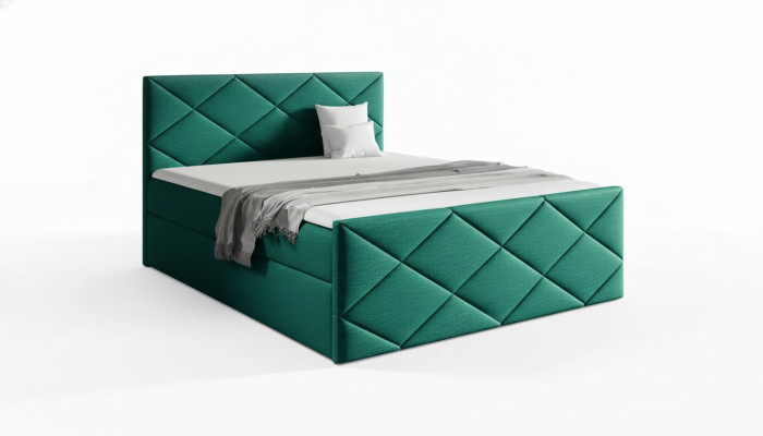 Bett Bettkasten Boxspringbett 180x200 Schlafzimmer Design Doppel Modern