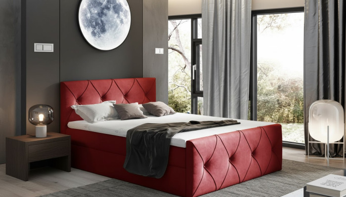 Bettkasten Bett Schlafzimmer Betten Boxspringbett Textil Design Doppel Hotel Neu