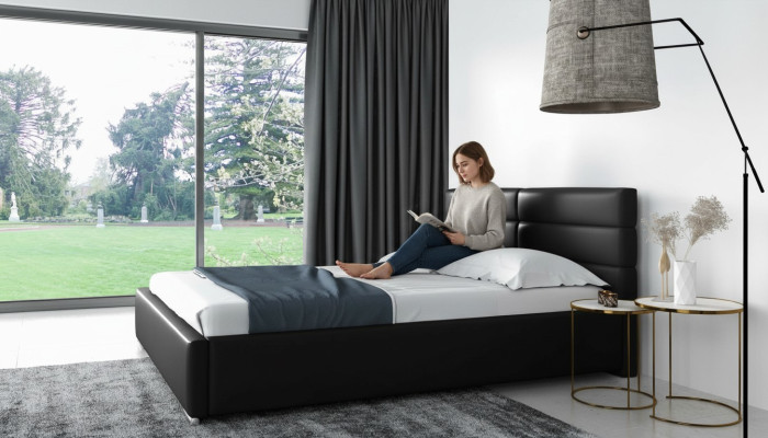 Bettrahmen Holz Design Doppel Hotel Modern Bett Schlafzimmer Betten Polsterbett