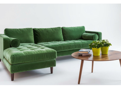 Ecksofa L-form Wohnlandschaft Eck Polstersofa Sitz Design Couch Sofas Stoff Neu
