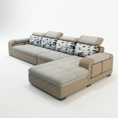 Ecksofa L-form Eck Polstersofa Sitz Design Couch Sofas Stoff Wohnlandschaft Neu