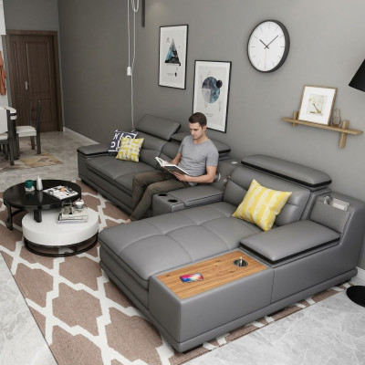 Modern Ecksofa L-form Eck Polstersofa Sitz Couch Sofas Wohnlandschaft Sofa Neu