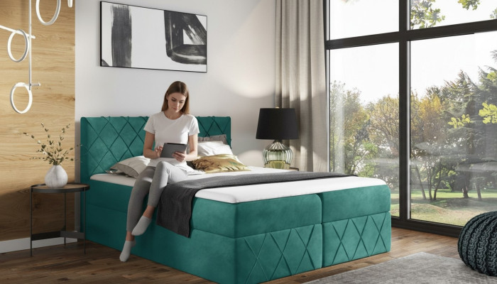 Luxus Designer Polsterbett Bett Betten Designerbett NEU 160x200cm Boxspring neu