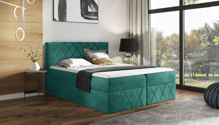 Luxus Designer Polsterbett Bett Betten Designerbett NEU 160x200cm Boxspring neu