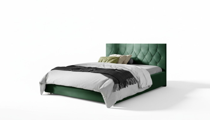 Bettrahmen Stoff Textil Design Doppel Modern Hotel Bett Schlafzimmer Betten Neu