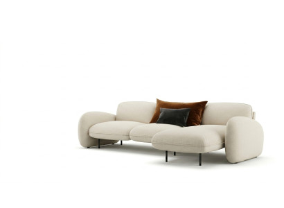 Ecksofa L-form Sitz Eck Sofas Stoff Wohnzimmer Design Couchen Polster Modern