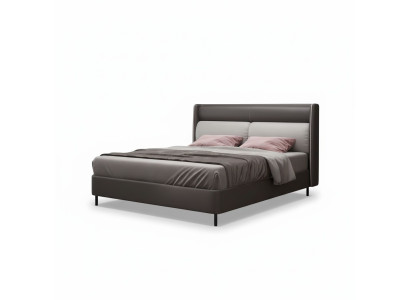 Design Bett Betten 180 x 200cm Dubai Doppel Hotel Holz Schlafzimmer