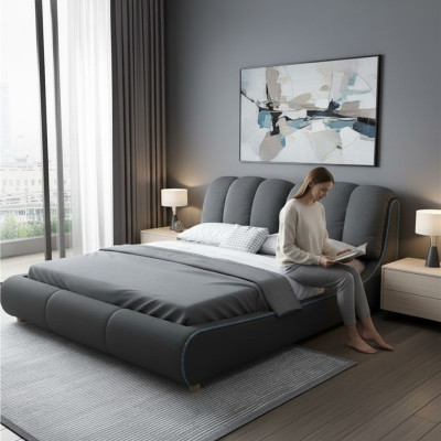Design Holz Modern Bett 180x200 Schlafzimmer Ehe Luxus Hotel Betten